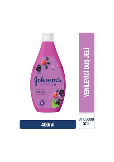 Johnson's Vita-rich Ahududu Özlü Yenileyici Duş Jeli 400 ML