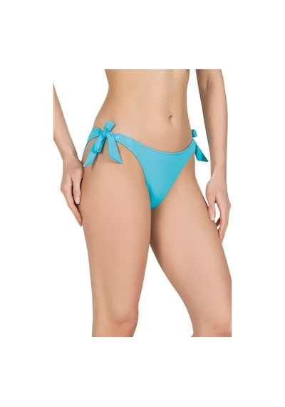 Endeep Kadın Kalın Bağcıklı Mavi Bikini Altı
