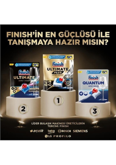 Finish Quantum Ultimate Bulaşık Makinesi Deterjanı 58 Tablet Finish Quantum Ultimate Bulaşık Makinesi Deterjanı 58 Tablet