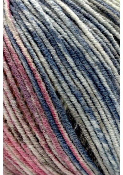 Premium Orijeans Renkli Ebruli Amigurumi İpliği Punch Panç Baby Soft Cotton 50 Gr Örgü İpi Poly