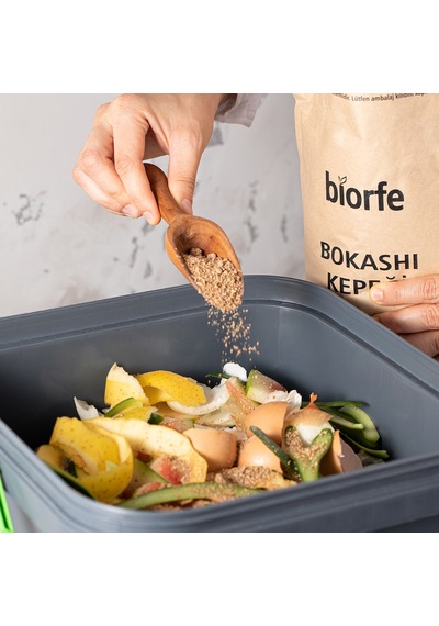 Biorfe Bokashi Kompost Set + 3 Kg Kepek – 18SG6B