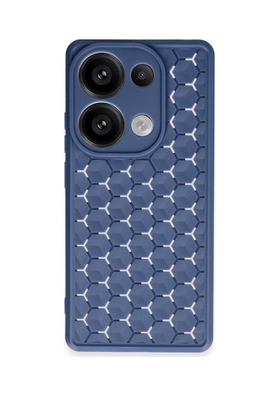 Realme C65 Kılıf Petek Silikon Kapak - Lacivert Bzsxx00 1