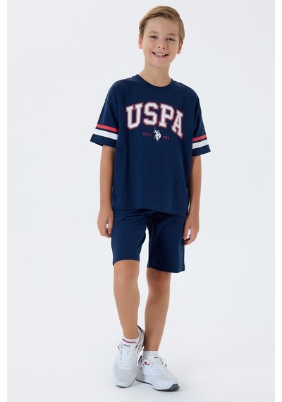 U.s. Polo Assn. Erkek Çocuk Lacivert Bermuda Takım Us2433-c-v1 Lacivert