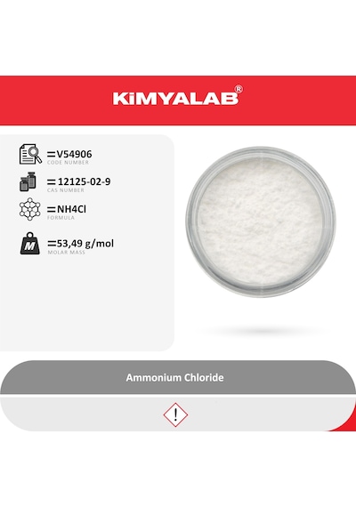 Kimyalab Amonyum Klorür Ammonium Chloride Extra Pure 1 KG