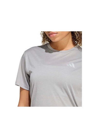 Adidas Gri T-shirt Run Ess Tee W Ka0227