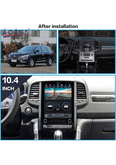 Renault Megane 4 Tesla 2018-2021 Uyumlu Multimedya Navigasyon Usb Kamera Carplayer 4 Ram