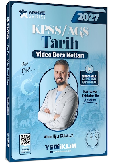 Yediiklim Yayınları 2027 Kpss Ags Atölye Serisi Genel Kültür Tarih Video Ders Notları