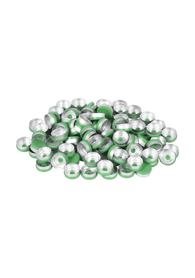 Borox Alüminyum Kapak - 20mm Flakon Vial Kapağı Yeşil 100lü
