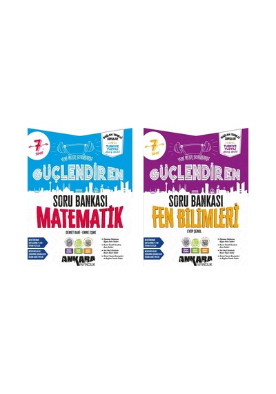 Ankara 2027 7. Sınıf Matematik + Ankara 7.sınıf Fen Bilimleri Soru Bankası
