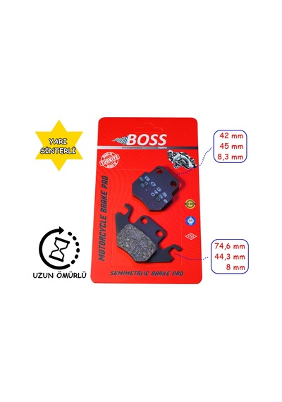 Rks Des 125 Arka Fren Balatası