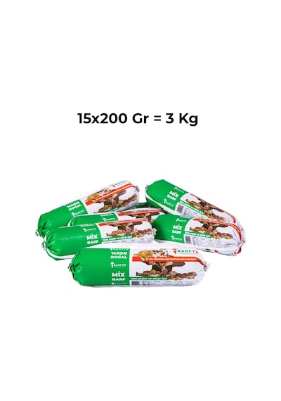 Barftr Kedi Barf 3 KG Yetişkin Kedi Maması 15 x 200 G