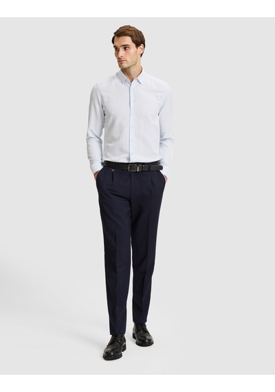 Pierre Cardin Açık Mavi Slim Fit Dokulu Uzun Kollu Gömlek 50333820-vr003