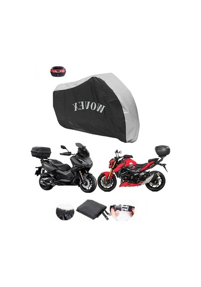 Motosiklet Brandası, Vespa Gts 300 Supertech İle Uyumlu Gri-siyah