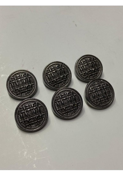 Trençkot Blazer Ceket Düğmesi Takımı Hasır Model Antrasit 5277151