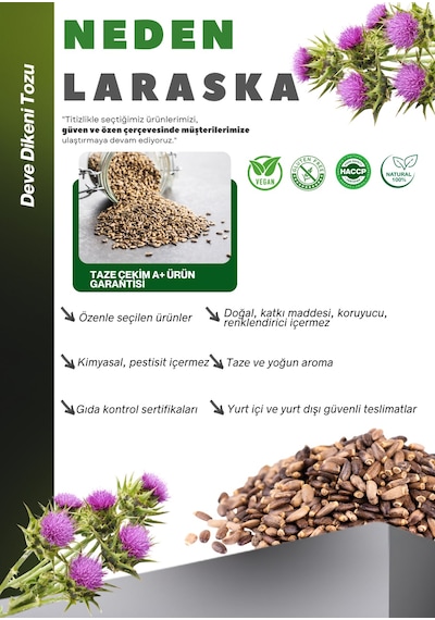 Deve Dikeni Tozu 1kg - Milk Thistle Powder 1kg