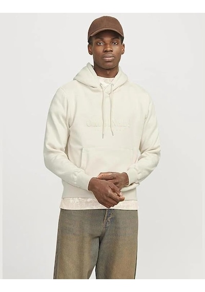 Jack & Jones Jack&jones Jorfrederiksberg Erkek Sweatshirt 12270541 Beyaz