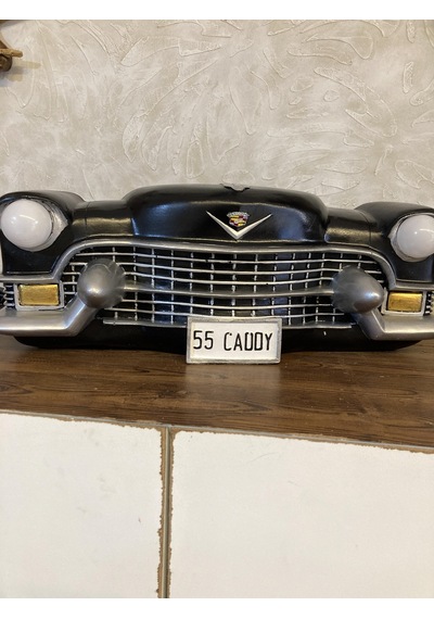 Işıklı Cadillac Duvar Obje Araba Siyah