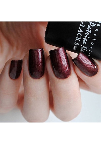 Patrisa Nail Simli Vişne Çürüğü Kalıcı Oje 363 Tpo Free 8 Ml Bordo