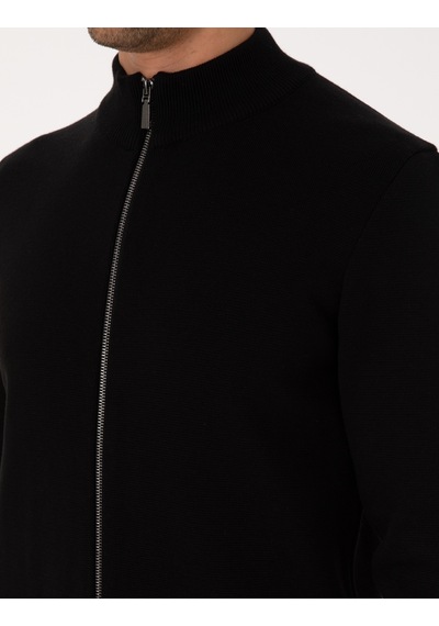 Pierre Cardin Erkek Siyah Hırka Triko 50315821-vr046 Siyah