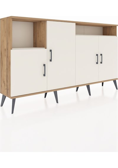 Arges Konsol 5 Raflı 4 Kapaklı 176x30x99 Çam-aytaşı Aytası - Atlas Çam Arges Konsol 5 Raflı 4 Kapaklı 176x30x99 Çam-aytaşı Aytası - Atlas Çam