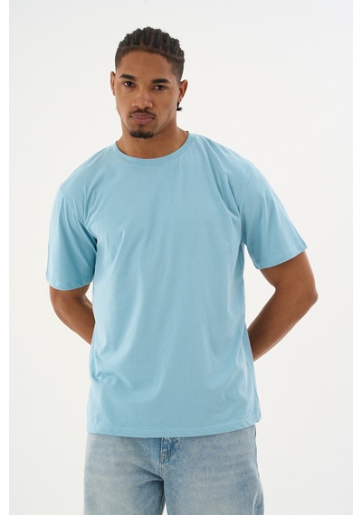 Dechers Erkek %100 Organik Pamuklu Yumuşak Dokulu Comfort Fit Bisiklet Yakalı T-shirt E222 Mavi Dechers Erkek %100 Organik Pamuklu Yumuşak Dokulu Comfort Fit Bisiklet Yakalı T-shirt E222 Mavi
