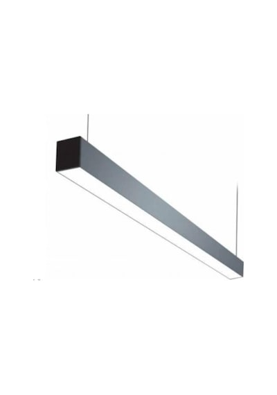 Lineer Aydınlatma Armatür Sıva Üstü Siyah - Beyaz 6000-6500k - 100cm Askı Aparatı Dahildir