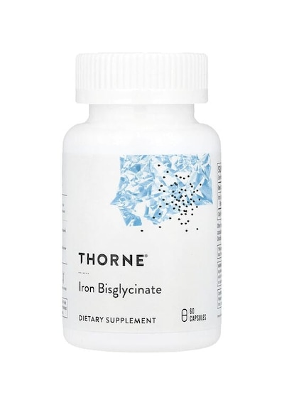 Thorne, Demir Bisglisinat, 60 Kapsül Kapsül Başına 25 Mg