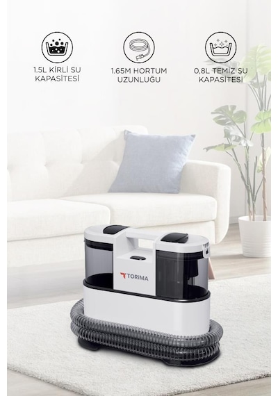 Torima CX002B Koltuk Ve Halı Yıkama Makinesi + CB-902A Buharlı Temizleyici