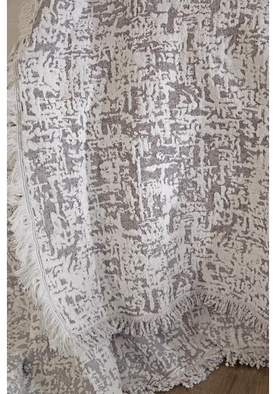 Puffy Pamuk Çift Kişilik Tek Battaniye 200x220 Antrasit Antrasit