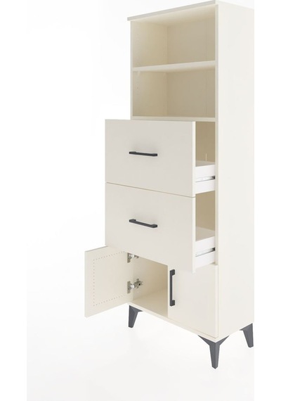 Arges Dolap 2 Raflı 2 Çekmeceli 2 Kapaklı 60x30x163 Aytaşı-ay... Aytaşı