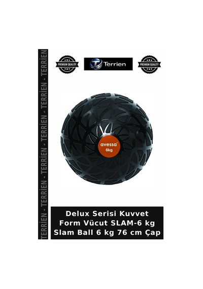 Delux Serisi Kuvvet Form Vücut Slam-6 Kg Slam Ball 6 Kg 76 Cm Çap