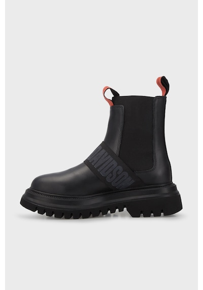 Harley Davidson Polperro Logolu Hakiki Deri Bot Erkek Bot 021m100557 Ctn Black Deri Siyah