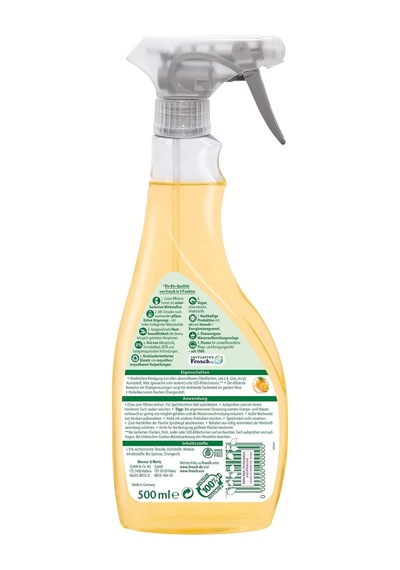 Portakal Çok Yüzeyli Temizleyici Sprey 500 Ml, Vegan, Tekli 10'lu Set