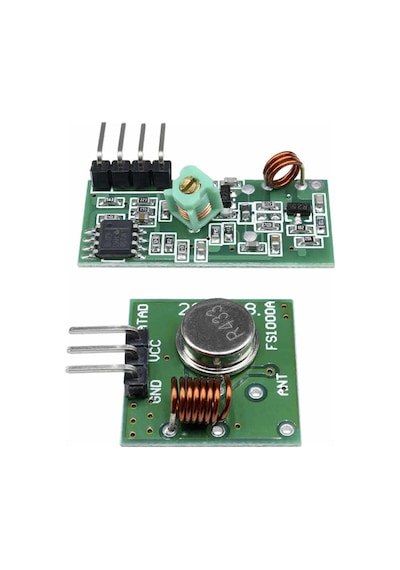 433Mhz RF Alıcı  Verici Modül Çifti Kablosuz Haberleşme Kumanda