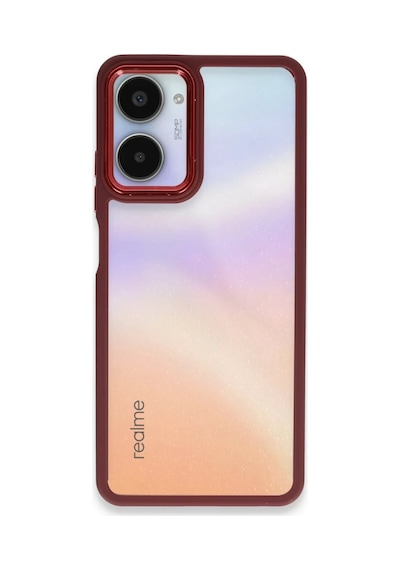 Realme 10 Pro 5g Uyumlu Kılıf Dora Kapak - Kırmızı