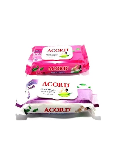 Acord Soft Islak Havlu 2 X 64'Lü