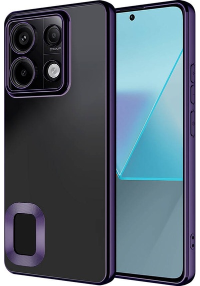 Xiaomi Redmi Note 13 Pro 4g Kılıf Kamera Korumalı Logo Gösteren Omega Kılıf