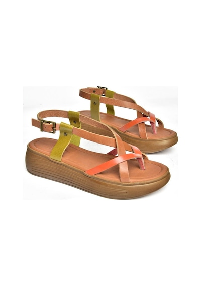 Fox Shoes M291050703 Turuncu/taba Hakiki Deri Parmak Arası Kadın Sandalet Turuncu - Taba Fox Shoes M291050703 Turuncu/taba Hakiki Deri Parmak Arası Kadın Sandalet Turuncu - Taba