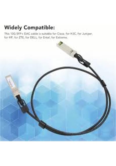 Alfas 10g Sfp+ Dac Kablo 1m Pasif 10gbps Yüksek Hızlı Ağ Kablosu