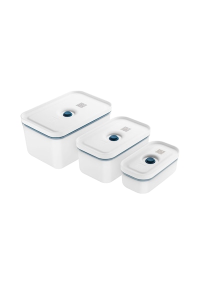 Zwilling Fresh & Save Vakumlu Saklama Kabı Seti S/m/l Boyut 3 Parça Yarı Şeffaf-akdeniz Mavisi Zw-1025986 Zwilling Çok Renkli