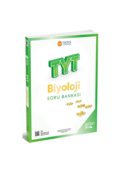 Üçdörtbeş Yayınları Tyt Biyoloji Soru Bankası