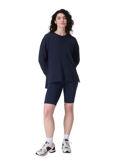 Sweaty Betty Sweaty Betty After Class Longline Sweatshir Kadın Mavi Sweatshirt 1085 Lacivert