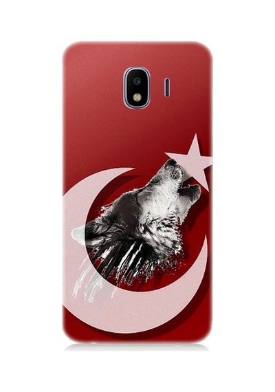 Samsung Galaxy J2 Pro Uyumlu Kurt Ve Bayrak Desenli Silikon Kılıf