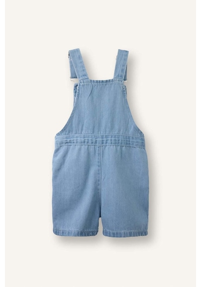 Defacto Ayıcılıklı Ayıcıklı Jean Tulum Erkek Bebek H2840A526SM Mavi