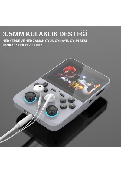 Cosmostech D007 Plus Android Taşınabilir Retro El Atarisi 10.000+ Oyun Altın