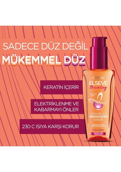 Elseve L'oréal Paris Dream Long Mükemmel Düz Pürüzsüzleştirici Serum