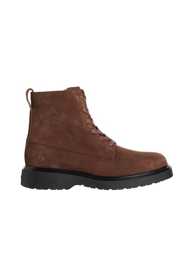 Calvin Klein Combat Ess Lace Up Zıp Boot Su Kahverengi Erkek Bot