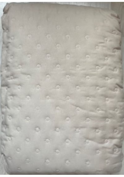 Düz Çok Amaçlı Pike Tek Kişilik 160 x 220 Bej