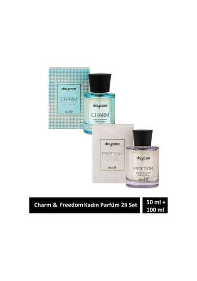 Freedom & Charm 2'li Set Kadın Edp Parfüm 100 Ml + 50 Ml Çiçeksi