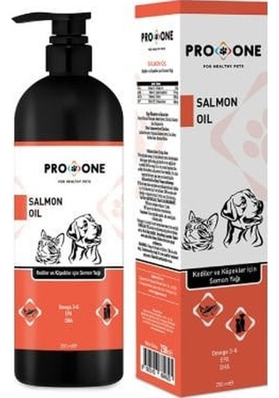 Pro One Deri ve Tüy Bakımı Kedi Köpek Somon Yağı 250 ML